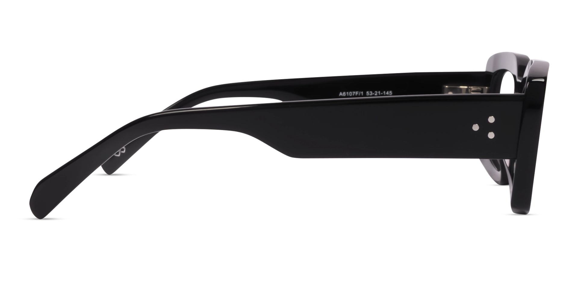 Black Thick Oversized Rectangular Glasses