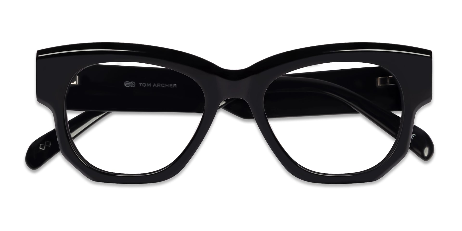 Thick Black Fullrim Acetate Glasses