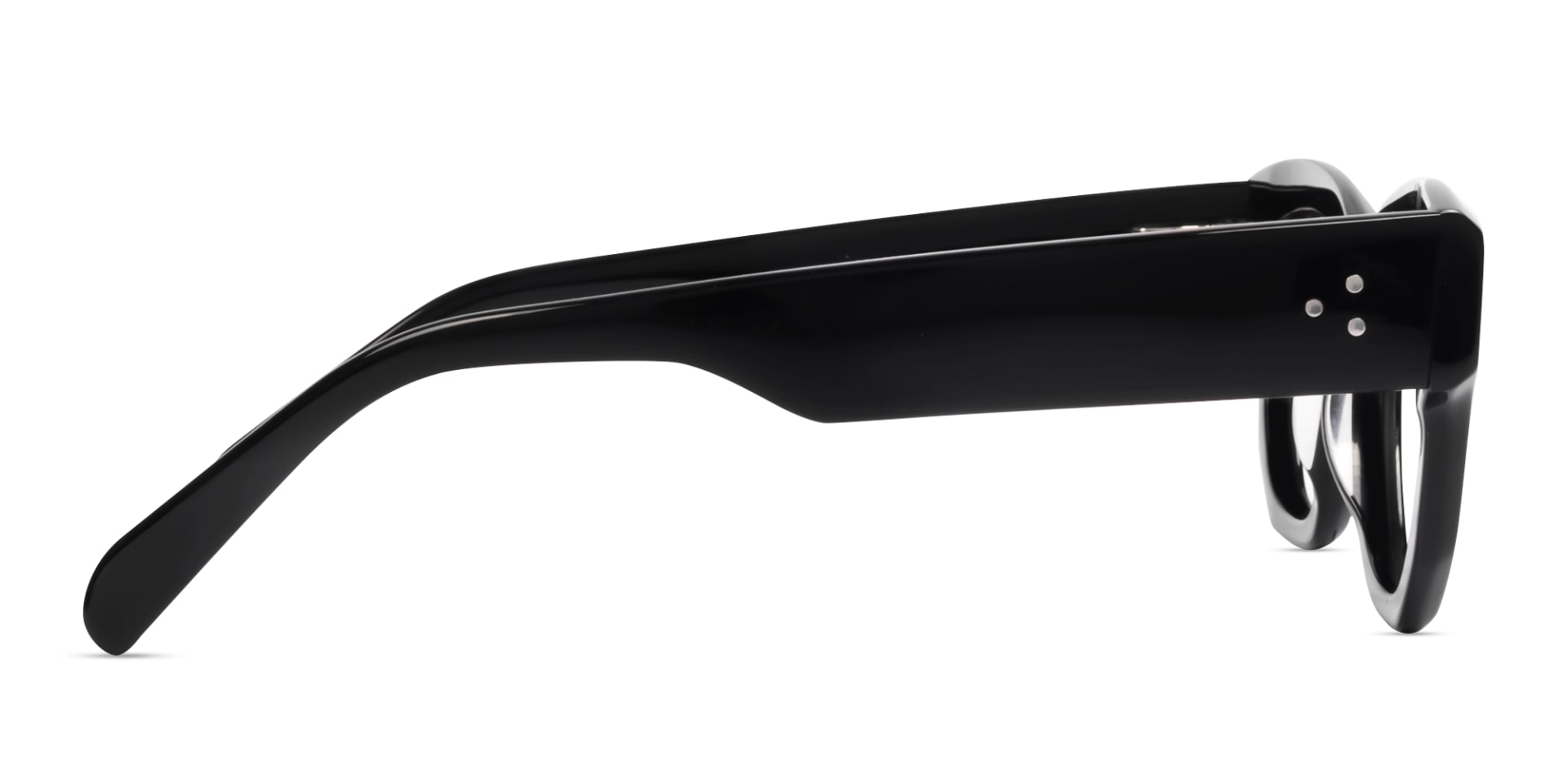 Thick Black Fullrim Acetate Glasses