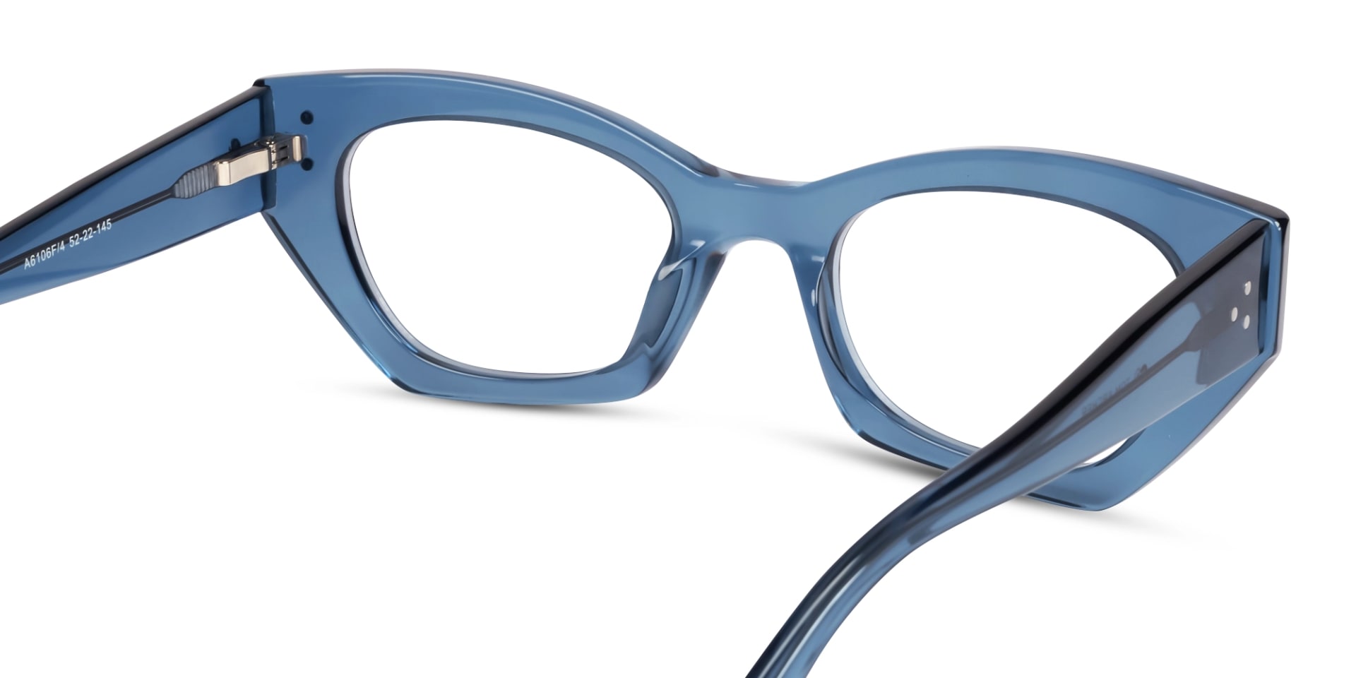 Crystal Denim Blue Fullrim Acetate Glasses