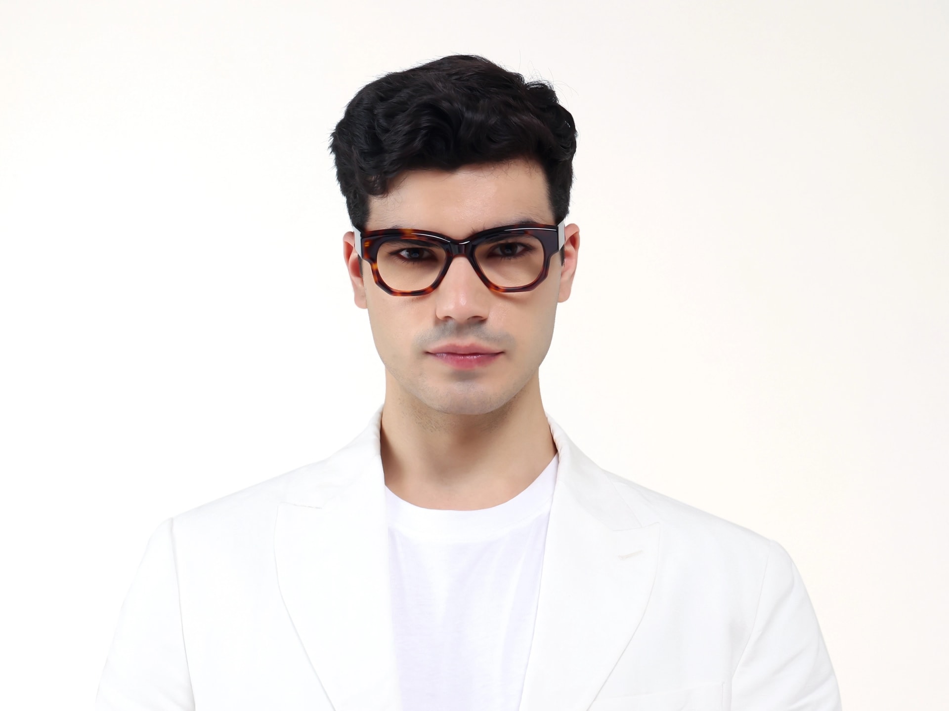 Thick Tortoise Fullrim Acetate Glasses