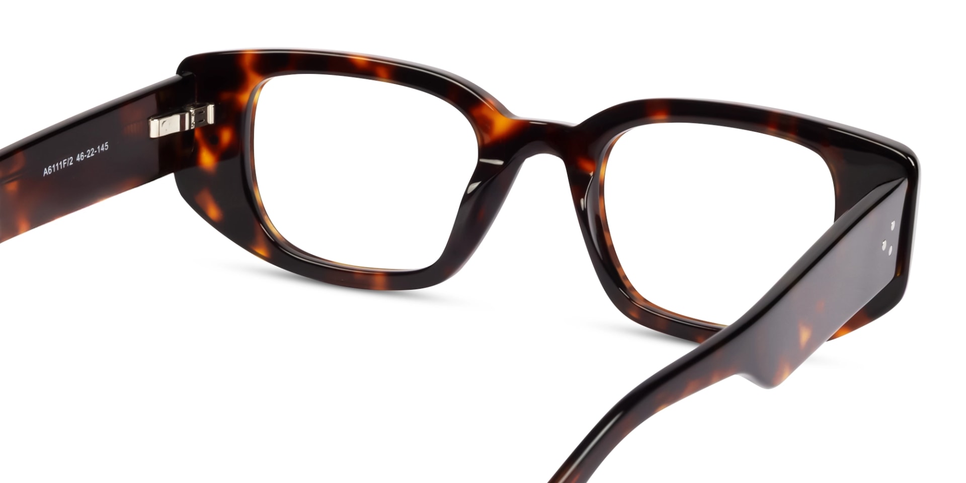 Thick Dark Tortoise Rectangular Fullrim Glasses