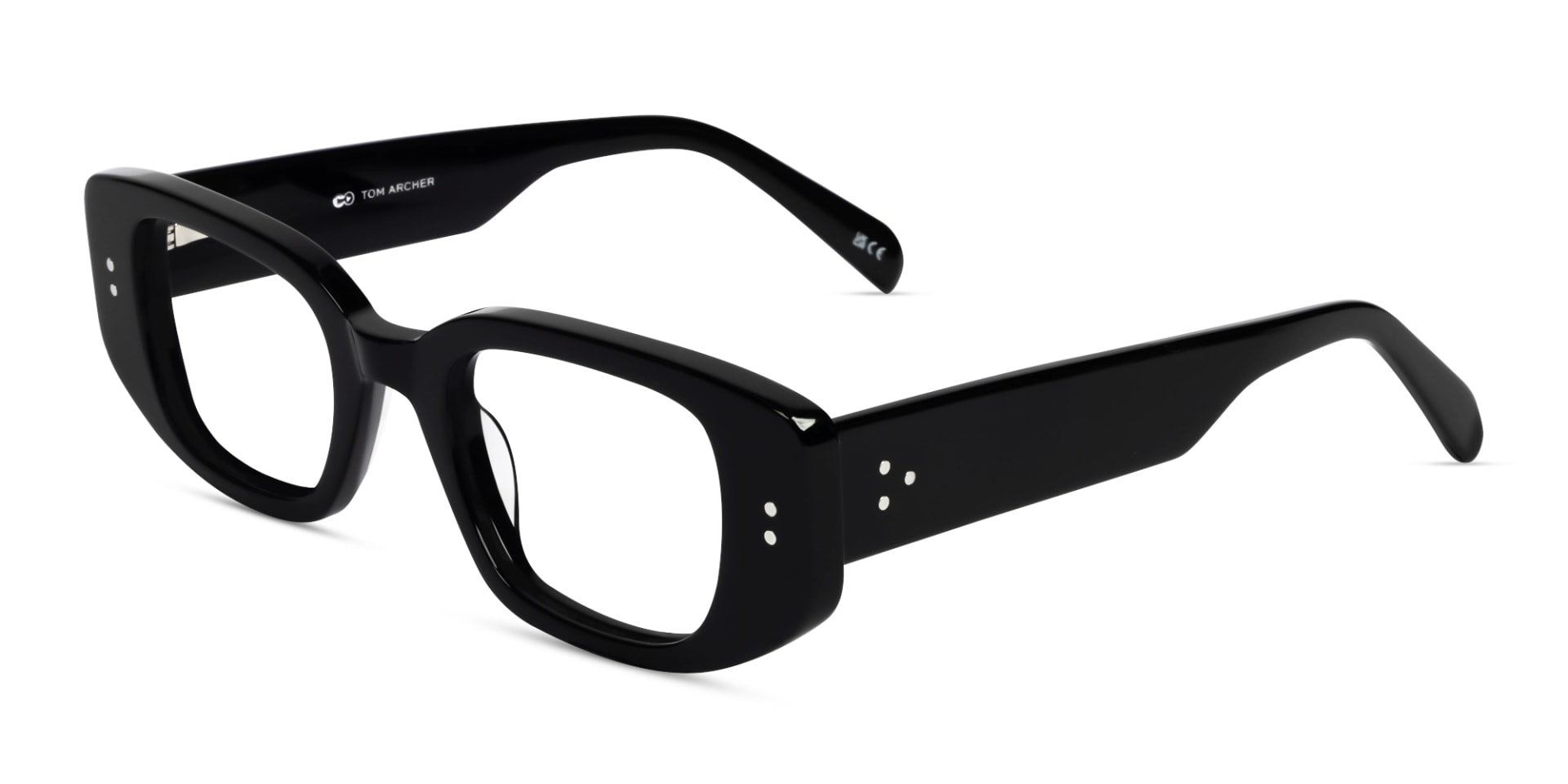 Thick Black Rectangular Fullrim Glasses