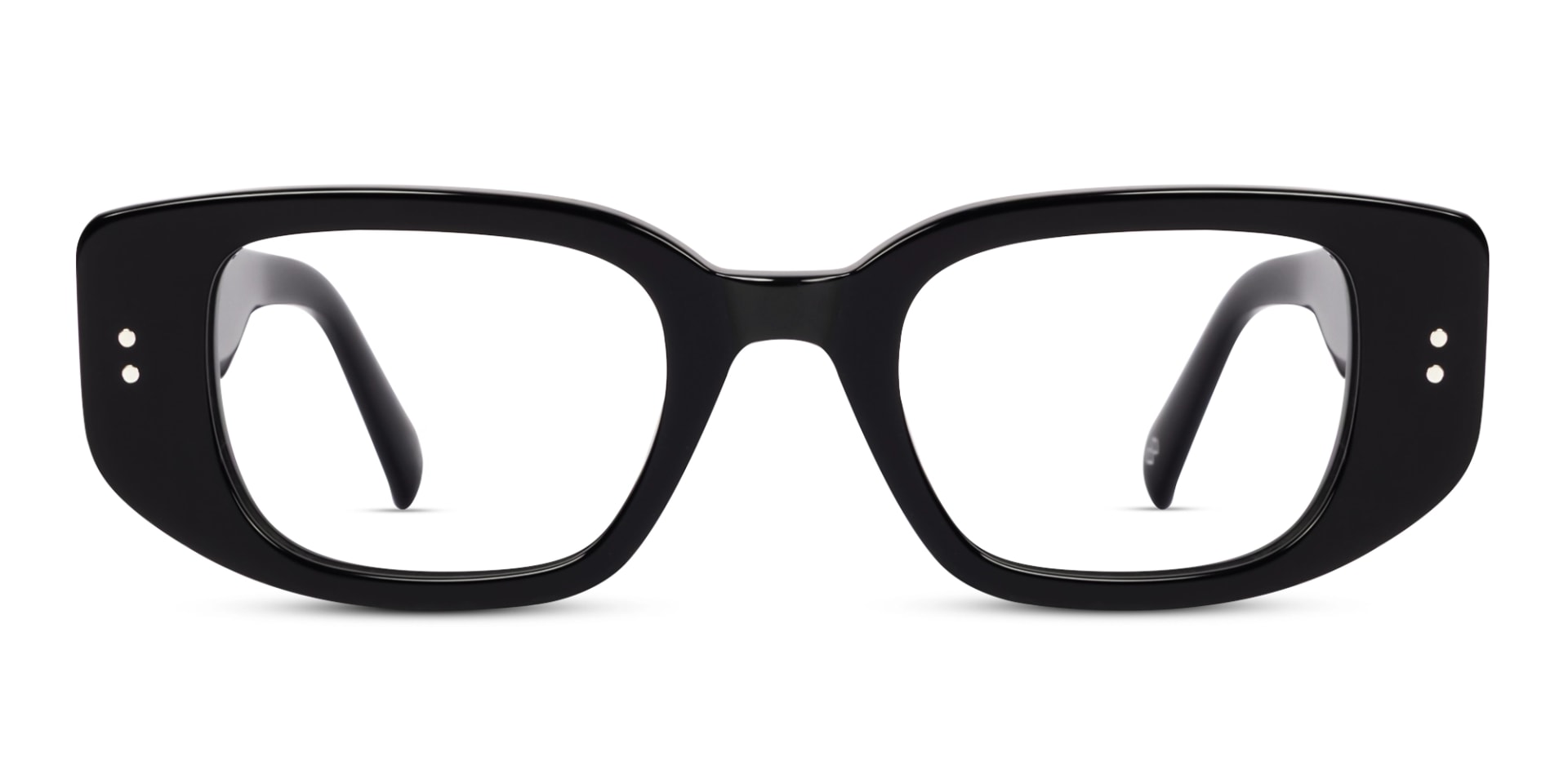 Thick Black Rectangular Fullrim Glasses