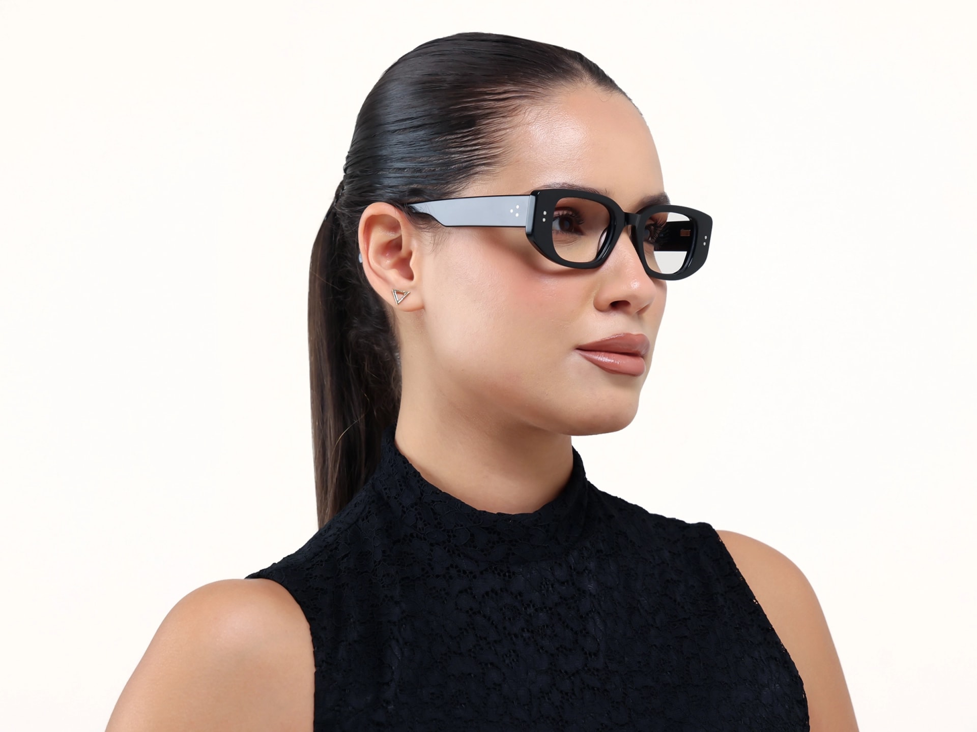 Thick Black Rectangular Fullrim Glasses