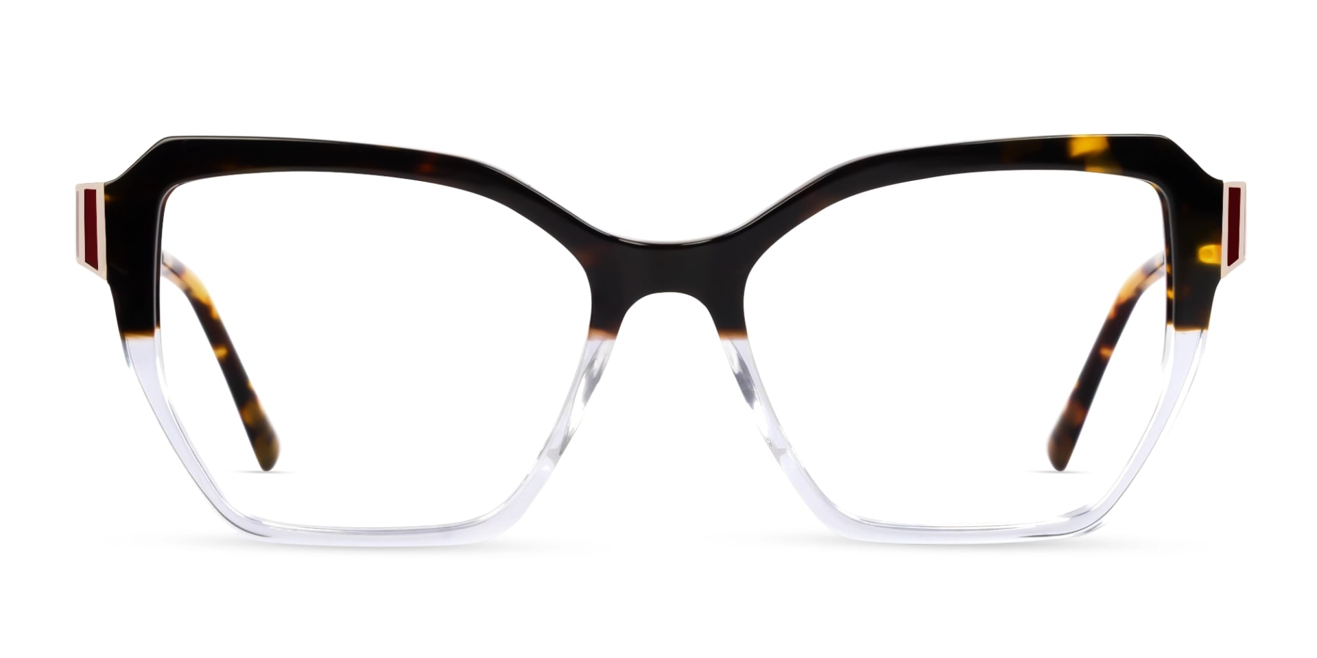 Dark Tortoise & Clear Butterfly Glasses-1