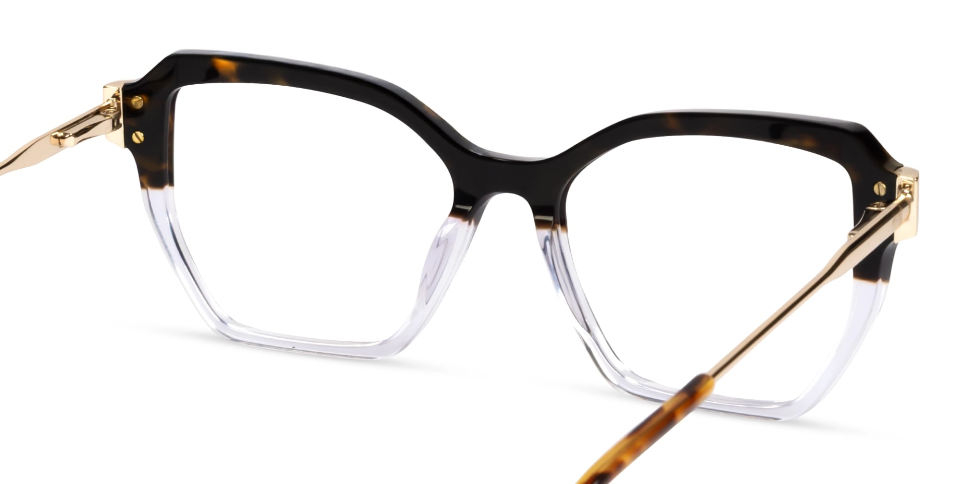 Dark Tortoise & Clear Butterfly Glasses-5