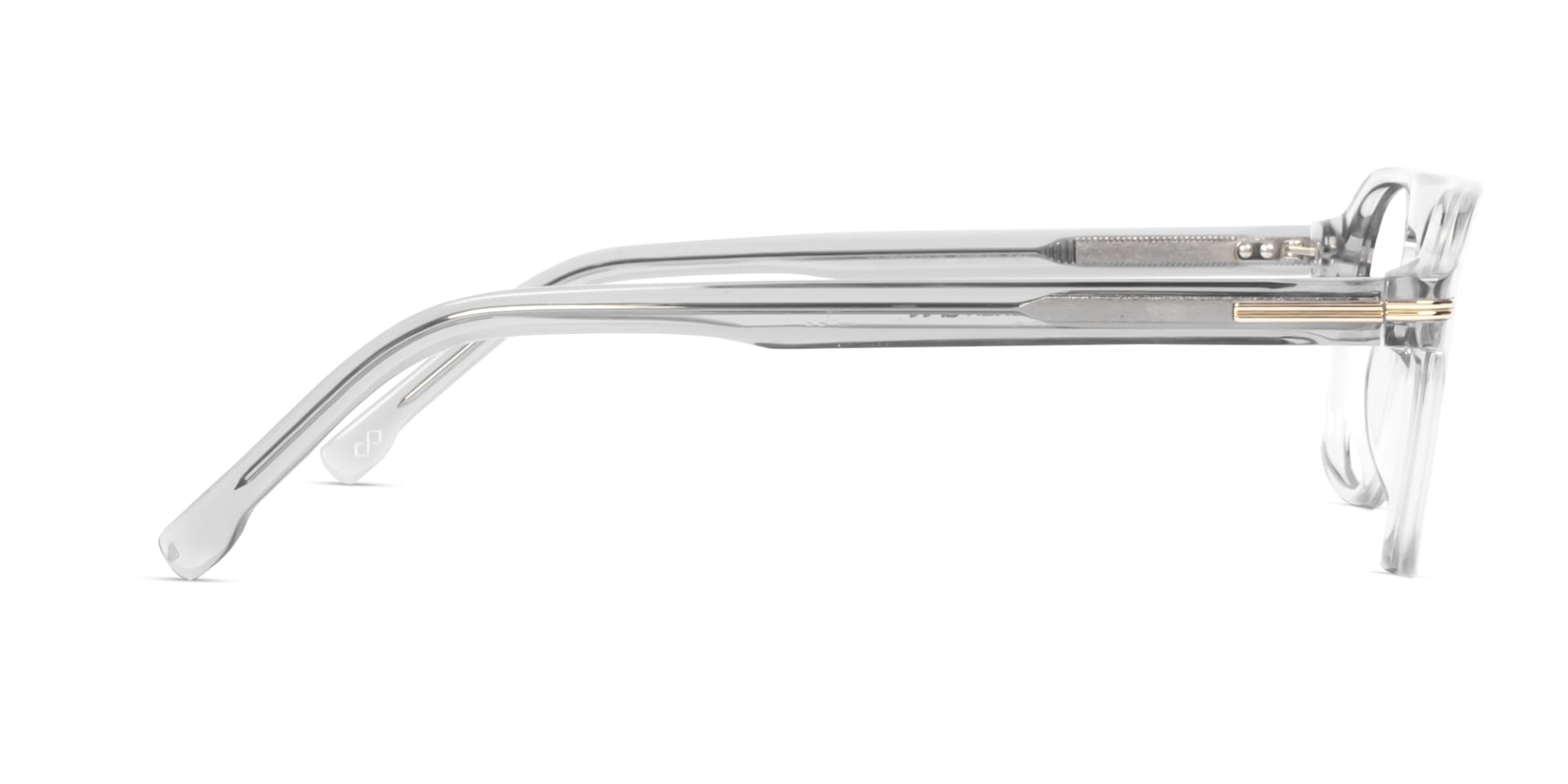 Crystal Clear Pilot Keyhole Bridge Glasses-3