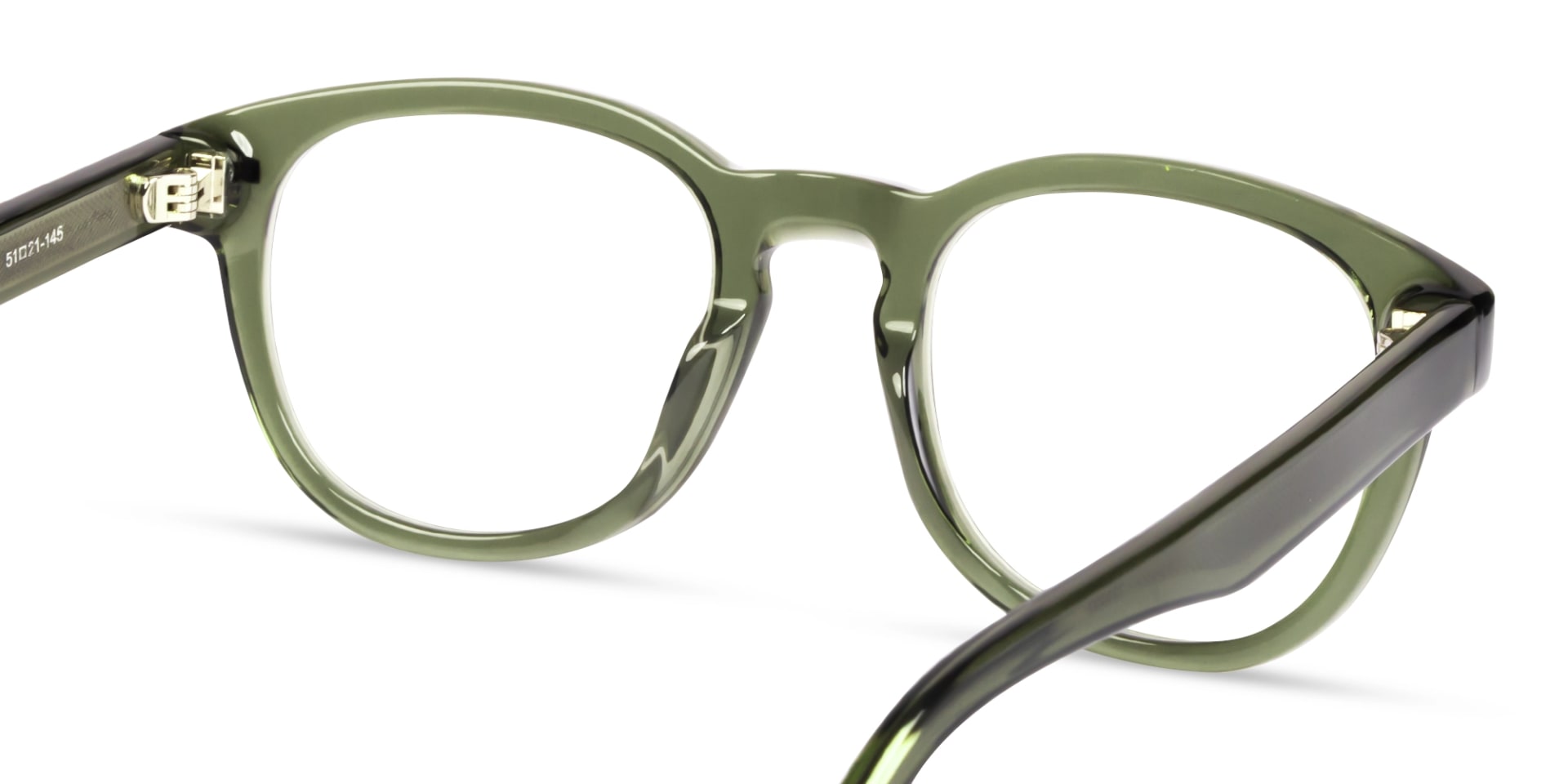 Crystal Green Round Square Fullrim Glasses-4