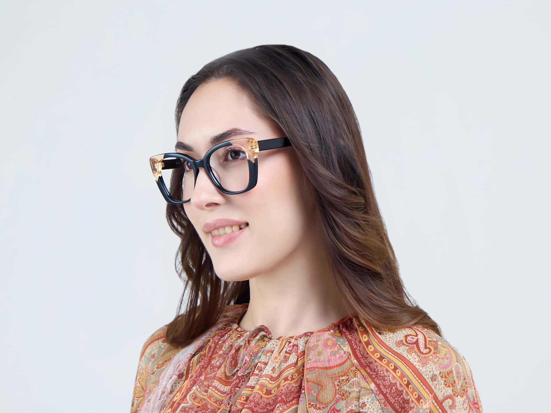 Large Black Butterfly Glasses For Female