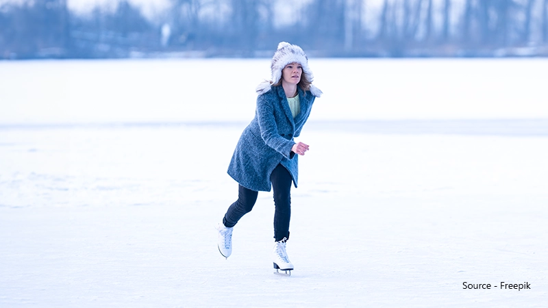 Ice skating
