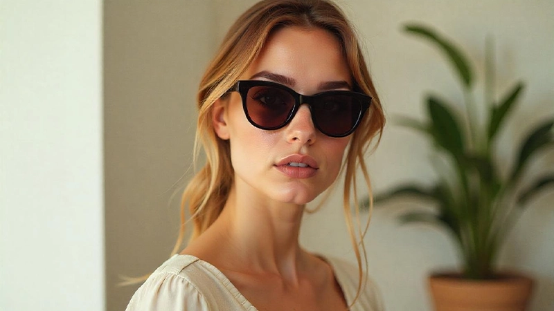 Cat-eye sunglasses