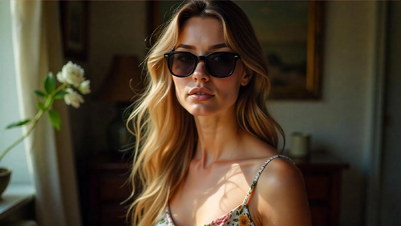 Vintage square sunglasses