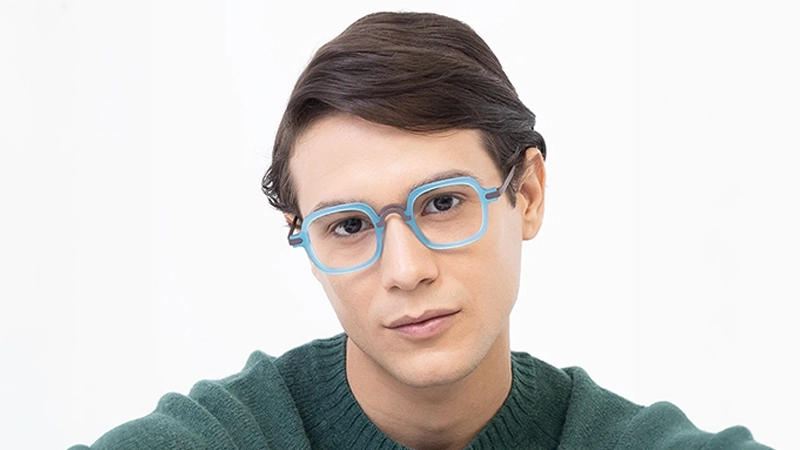 Thick Square Frame Glasses