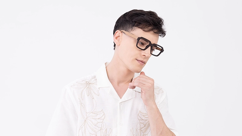 Wooden Frame Glasses