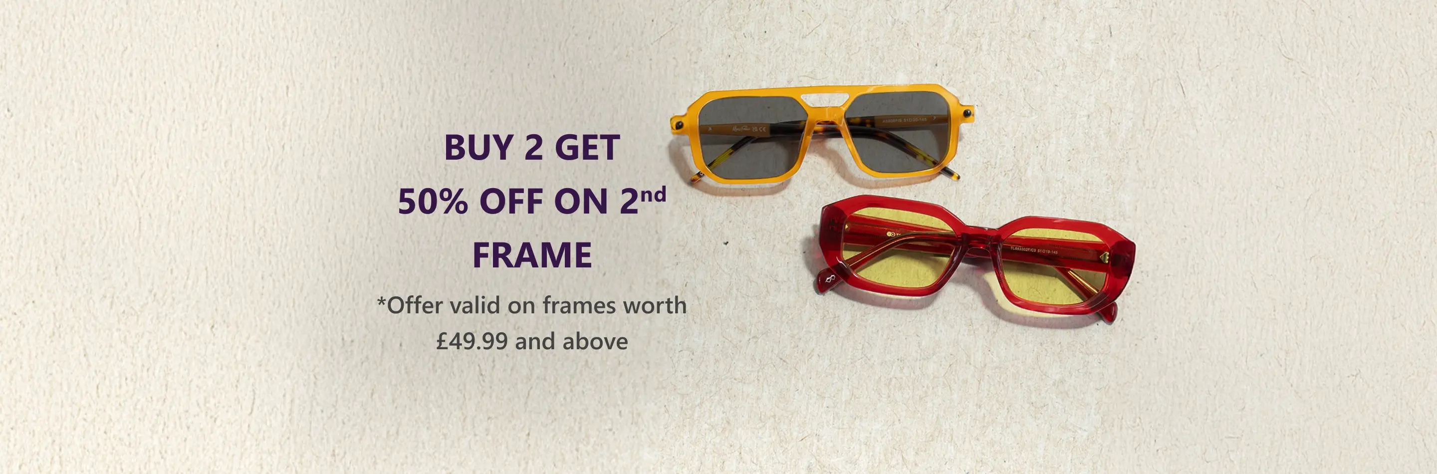 buy two frame online offer 50