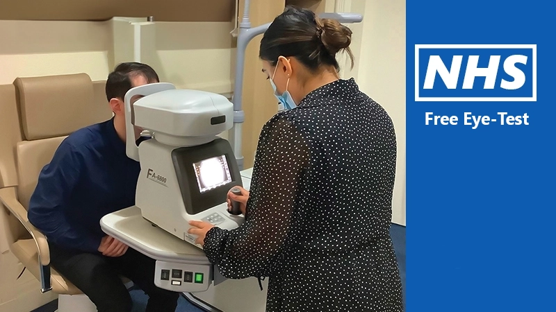 How to get free eye tests for a Student