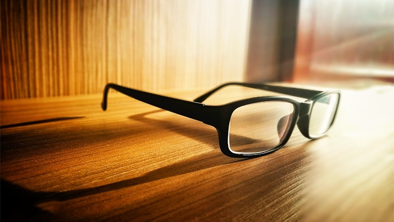 Allow your glasses to adjust to temperature changes