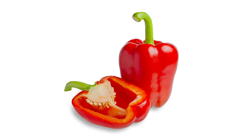 Raw Red Peppers