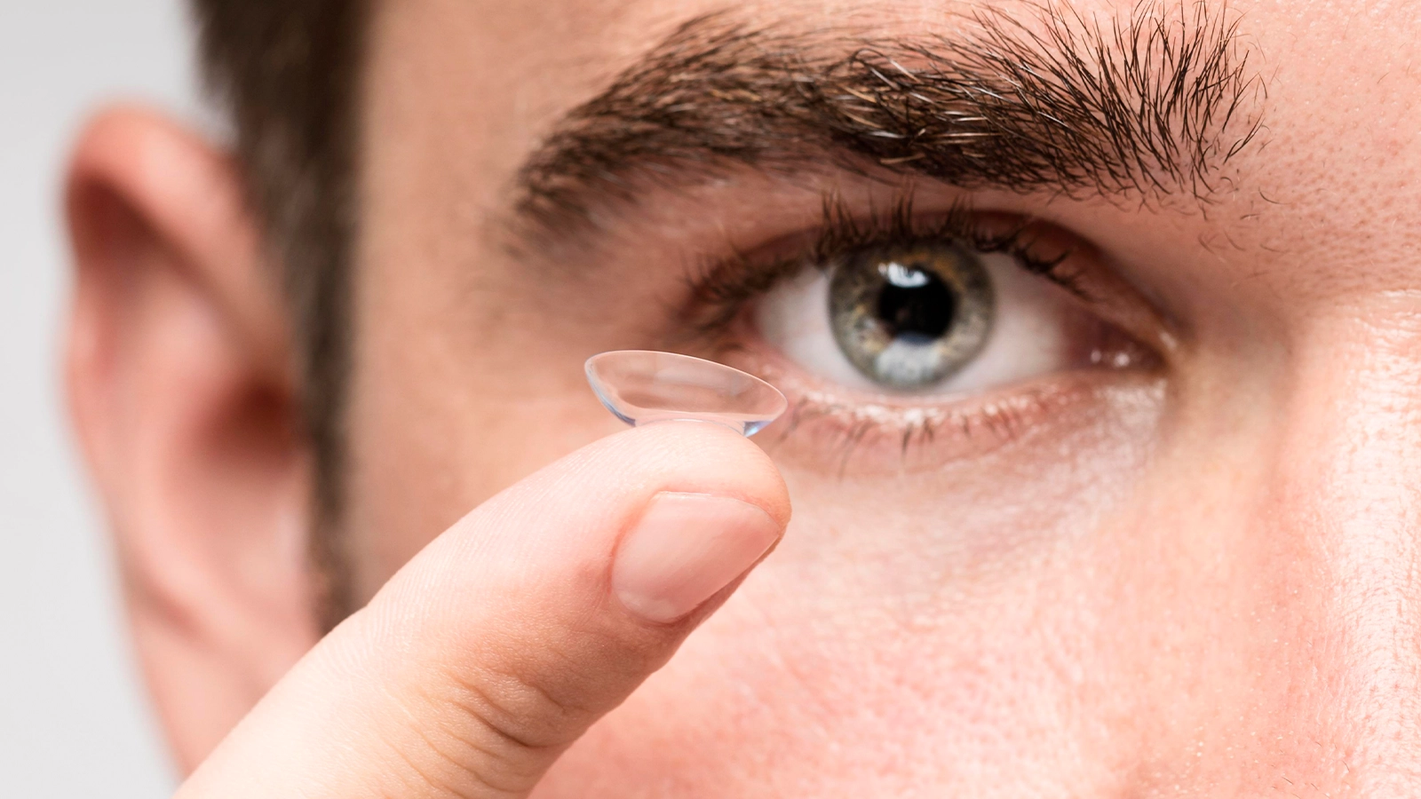 Men Wearing Contact Lenses