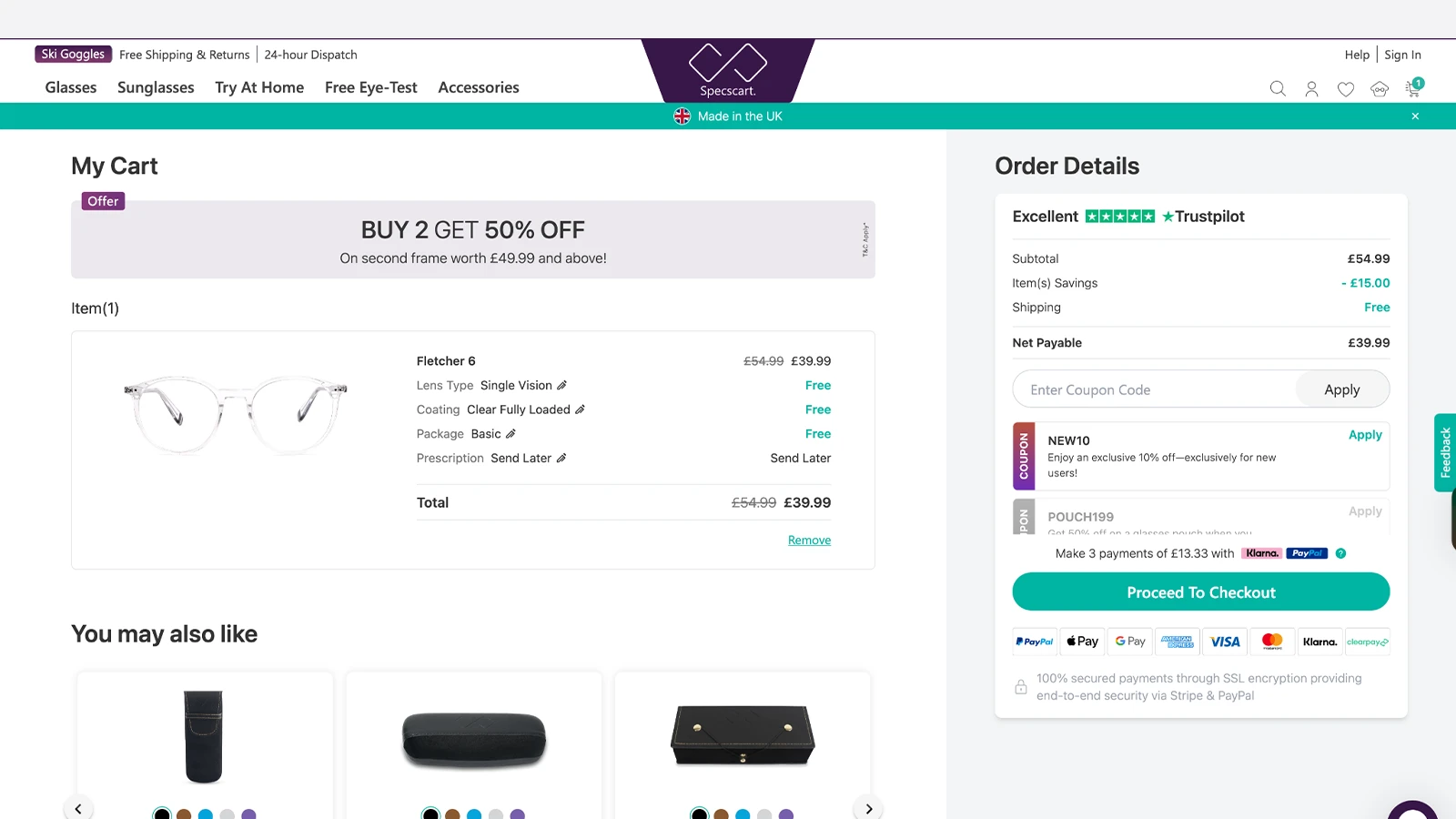 Proceed to Checkout