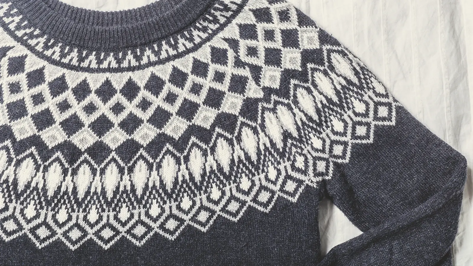 A knitted jumper