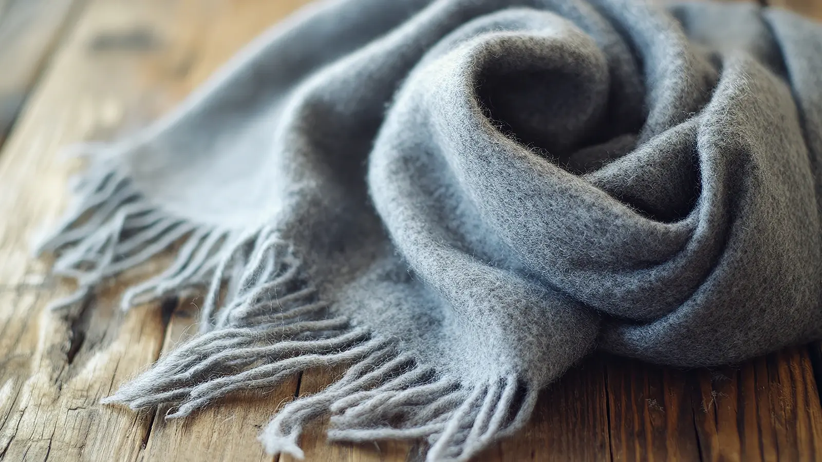 A cashmere scarf
