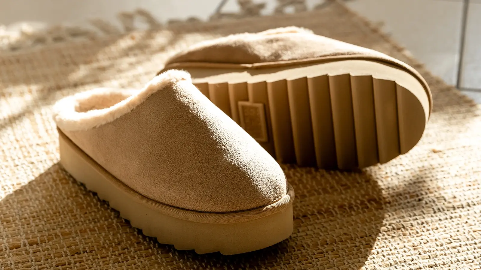 Fluffy slippers