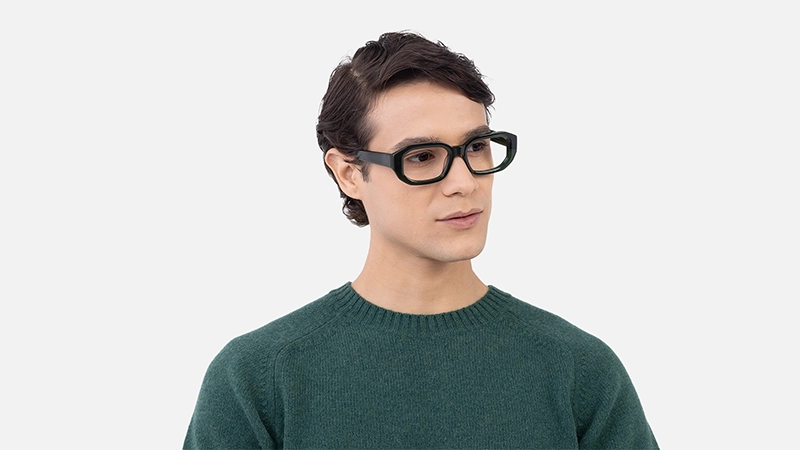 Harry Styles Glasses in Geometric Hexagonal Style