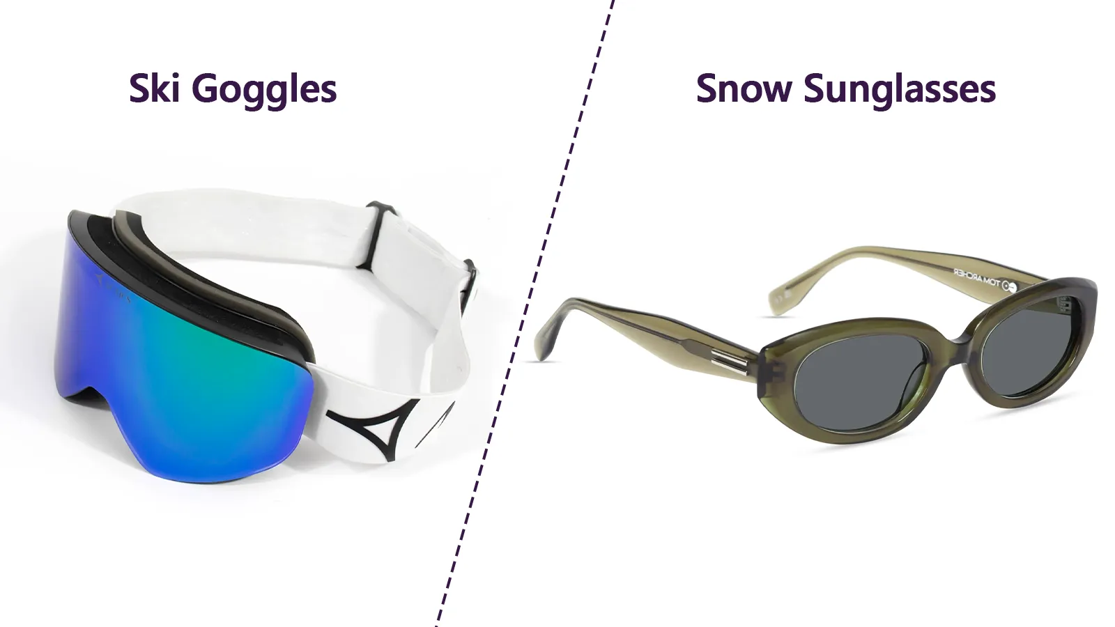 Different lens tints and visible light transmission (VLT)