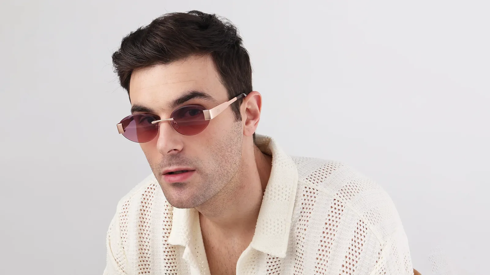 Sleek Oval Sunglasses