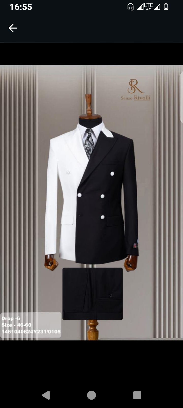 Two-Tone Double-Breasted 2 Pcs Suit, photo 3