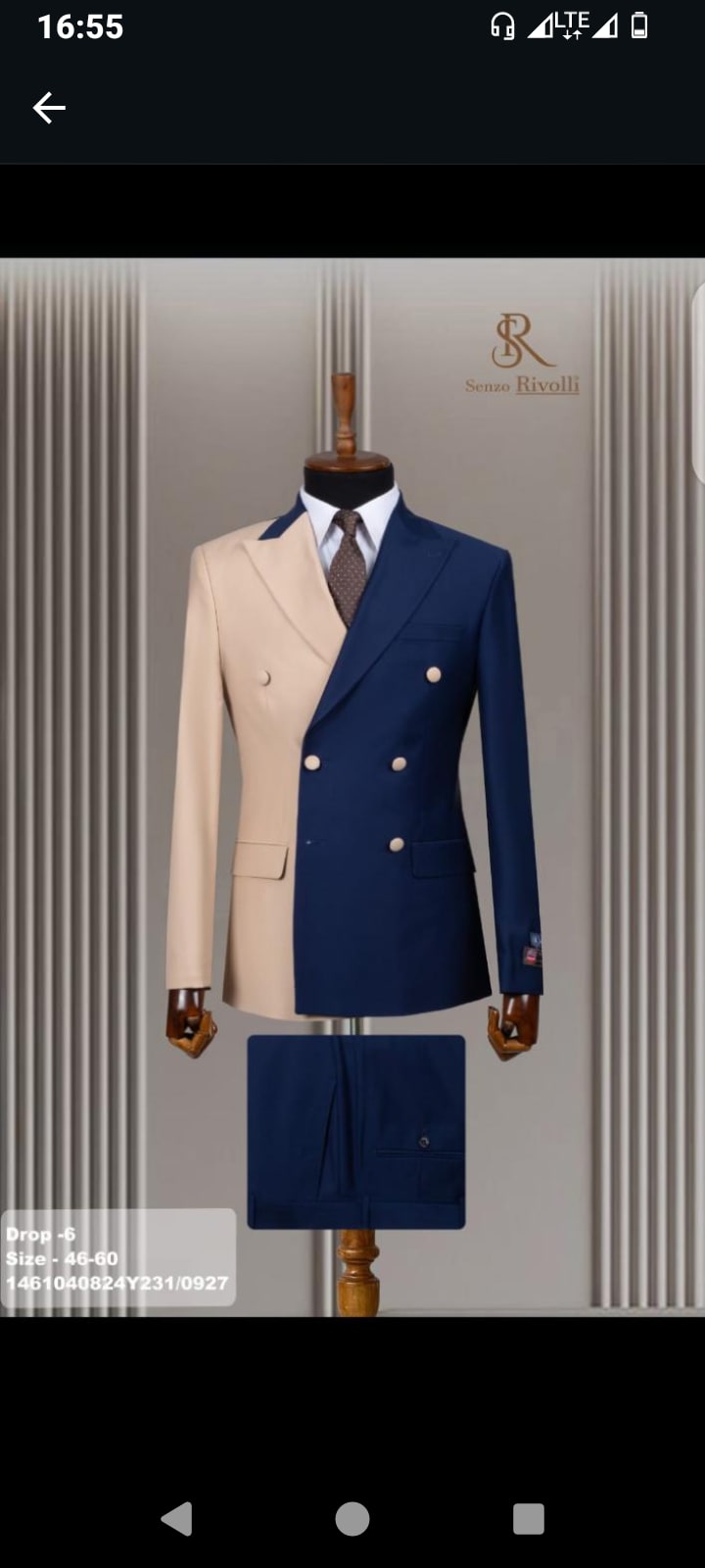 Two-Tone Double-Breasted 2 Pcs Suit, photo 5