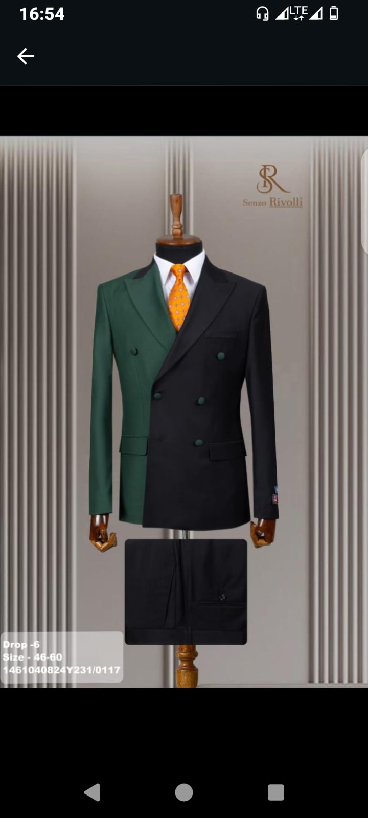 Two-Tone Double-Breasted 2 Pcs Suit, photo 2