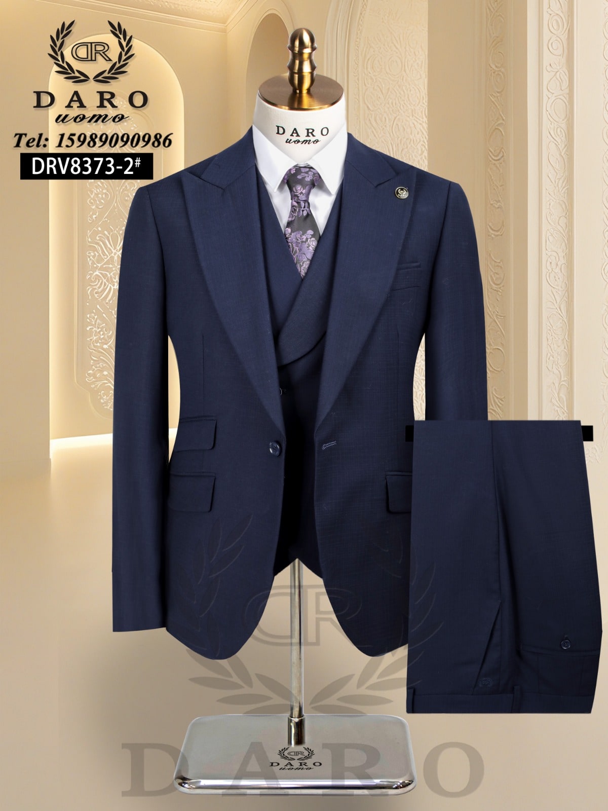 Single-breasted 3Pcs Suit (Daro)