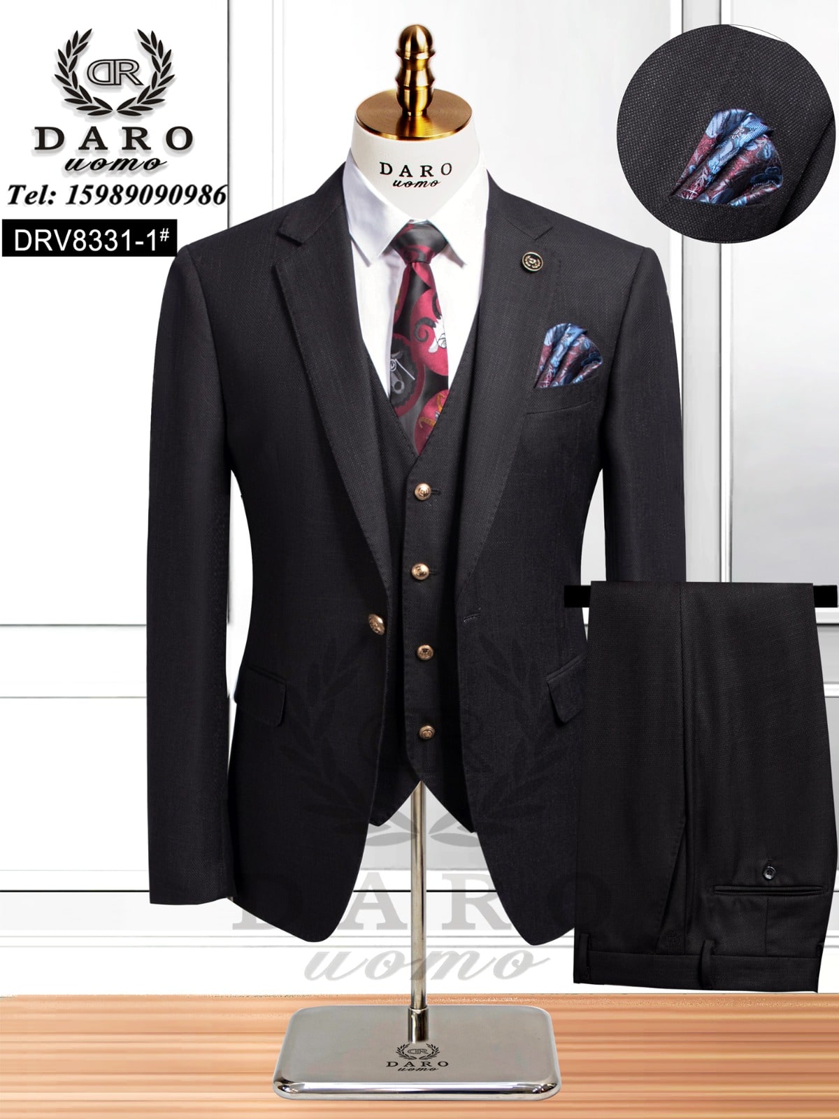 Single-breasted 3Pcs Suit (Daro), photo 5