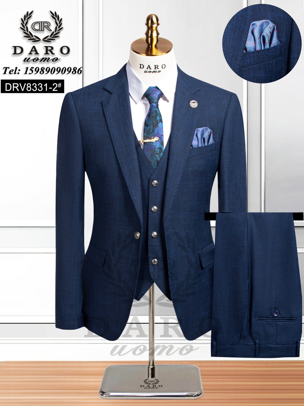 Single-breasted 3Pcs Suit (Daro), photo 3