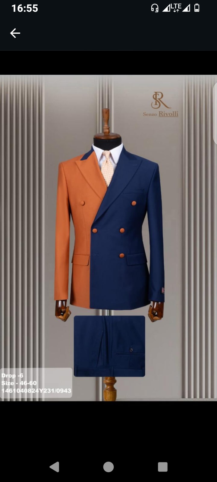 Two-Tone Double-Breasted 2 Pcs Suit, photo 4