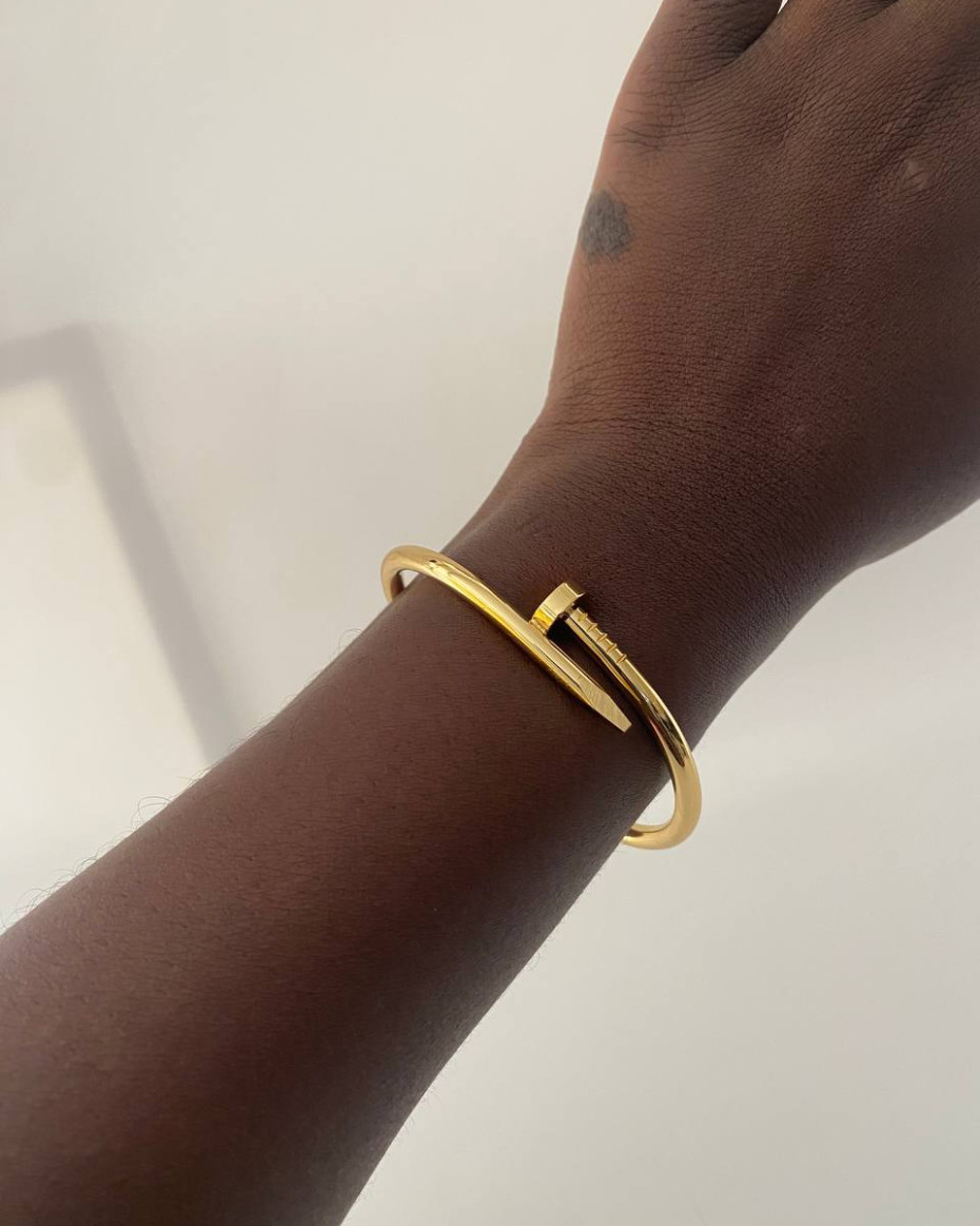 STAINLESS STEEL NAIL BANGLE