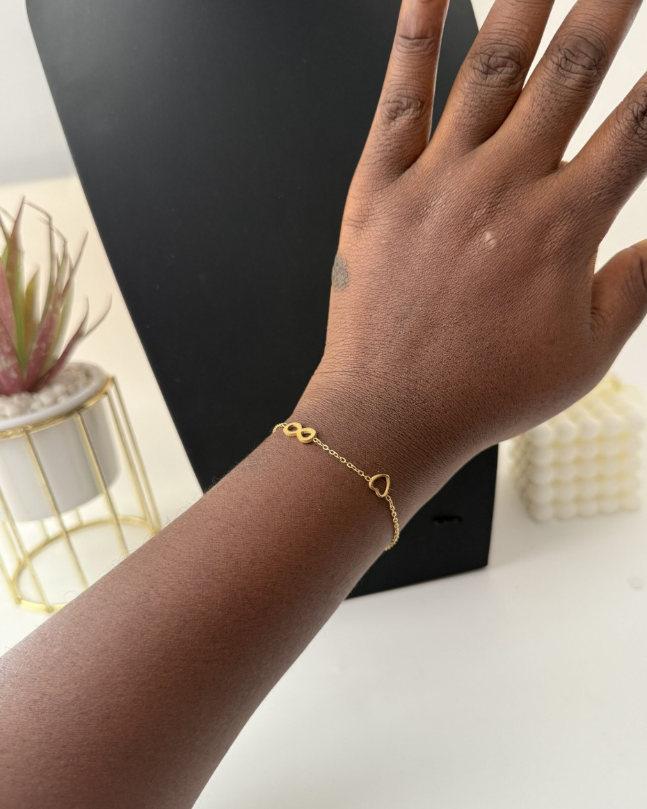 INFINITY HEART BRACELET