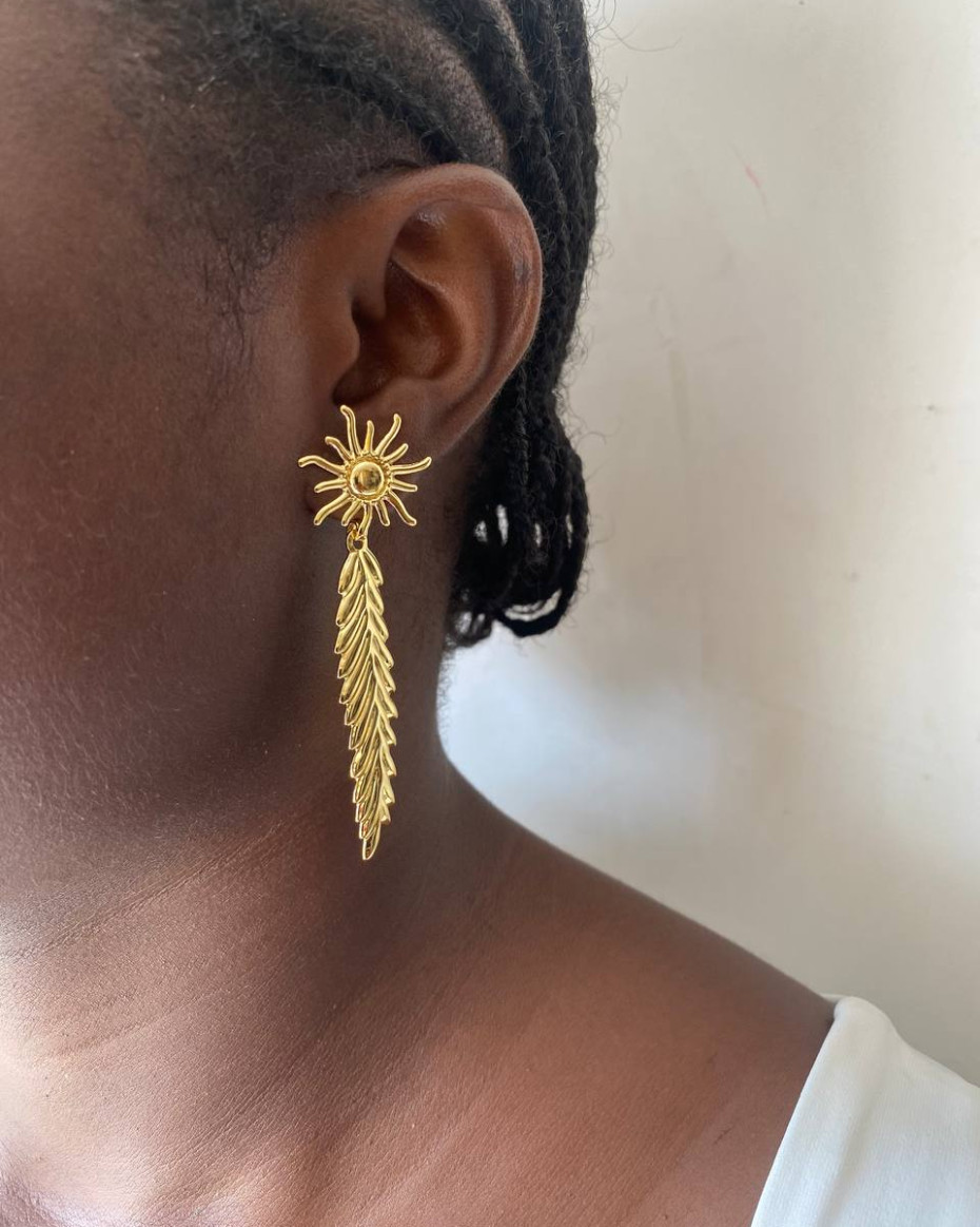 SUN BEAN EARRING, photo 2