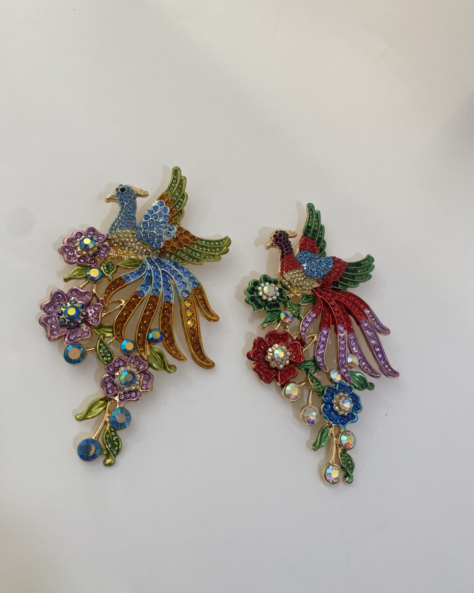 BRG PEACOCK BROOCH, photo 2