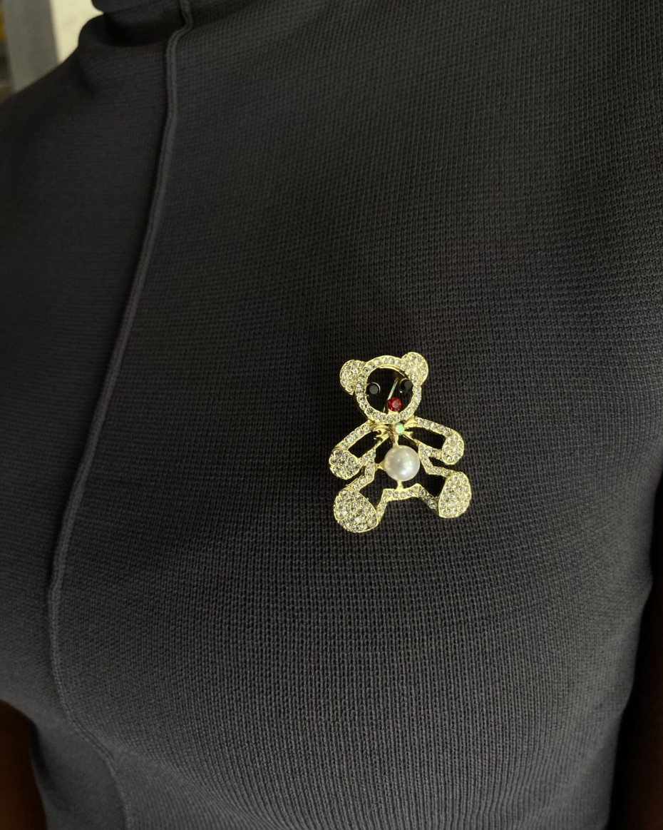 TEDDY BROOCH