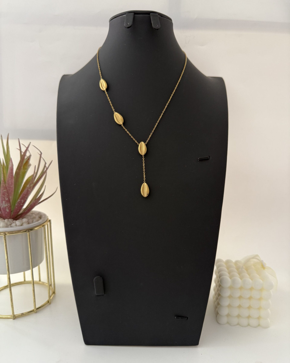 COWRIES DROP NECKLACE