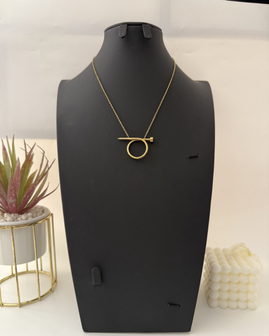ROUND NAIL NECKLACE