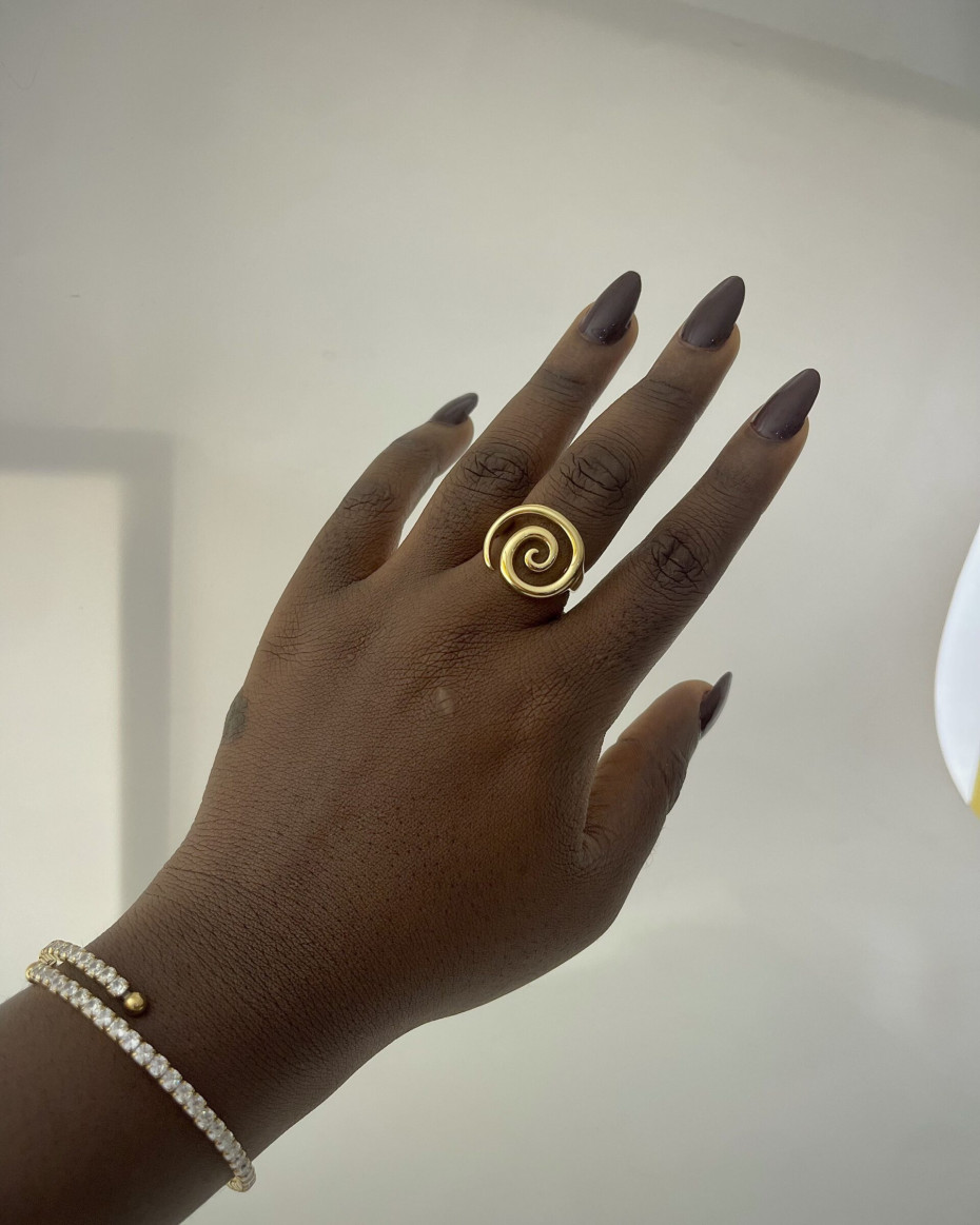 SWIRL RING SIZE 8, photo 2