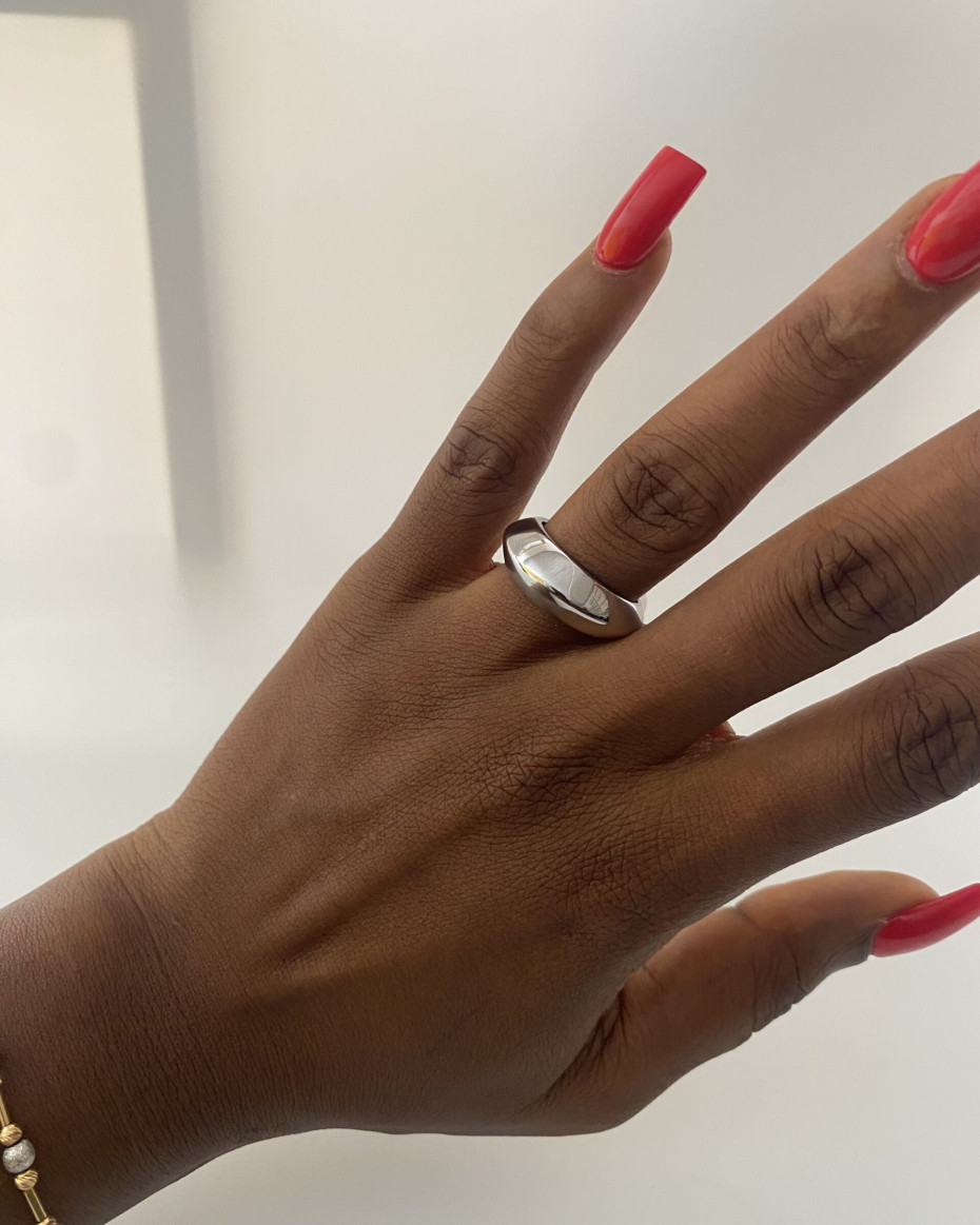 ORBIT SILVER RING 8