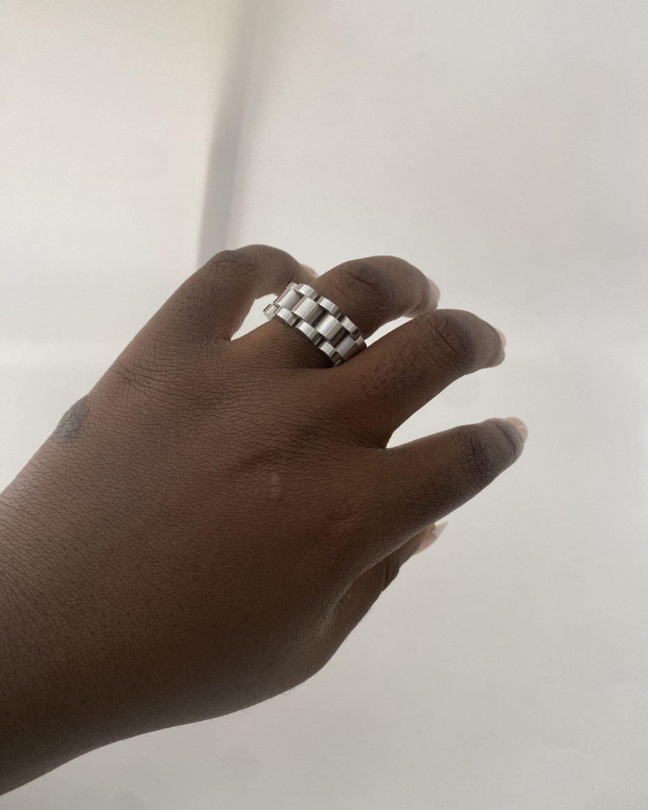 CUBI SILVER SIZE 6