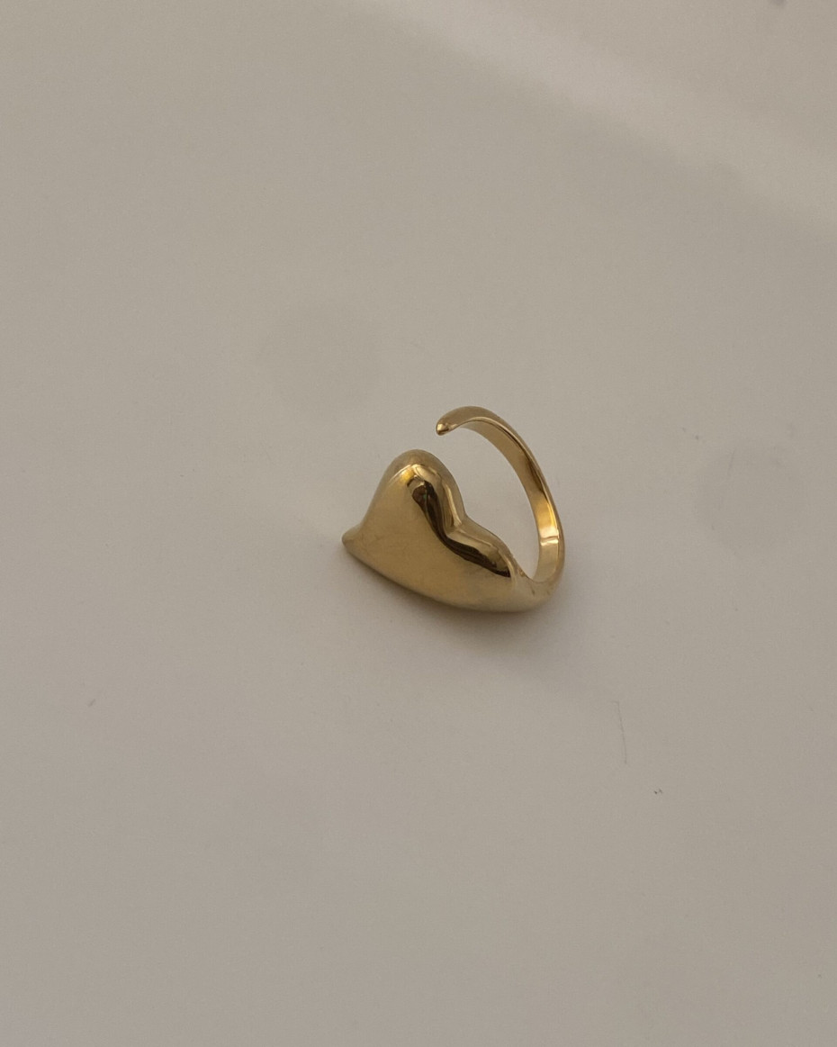 LAXY2 GOLD RING SIZE 9, photo 2