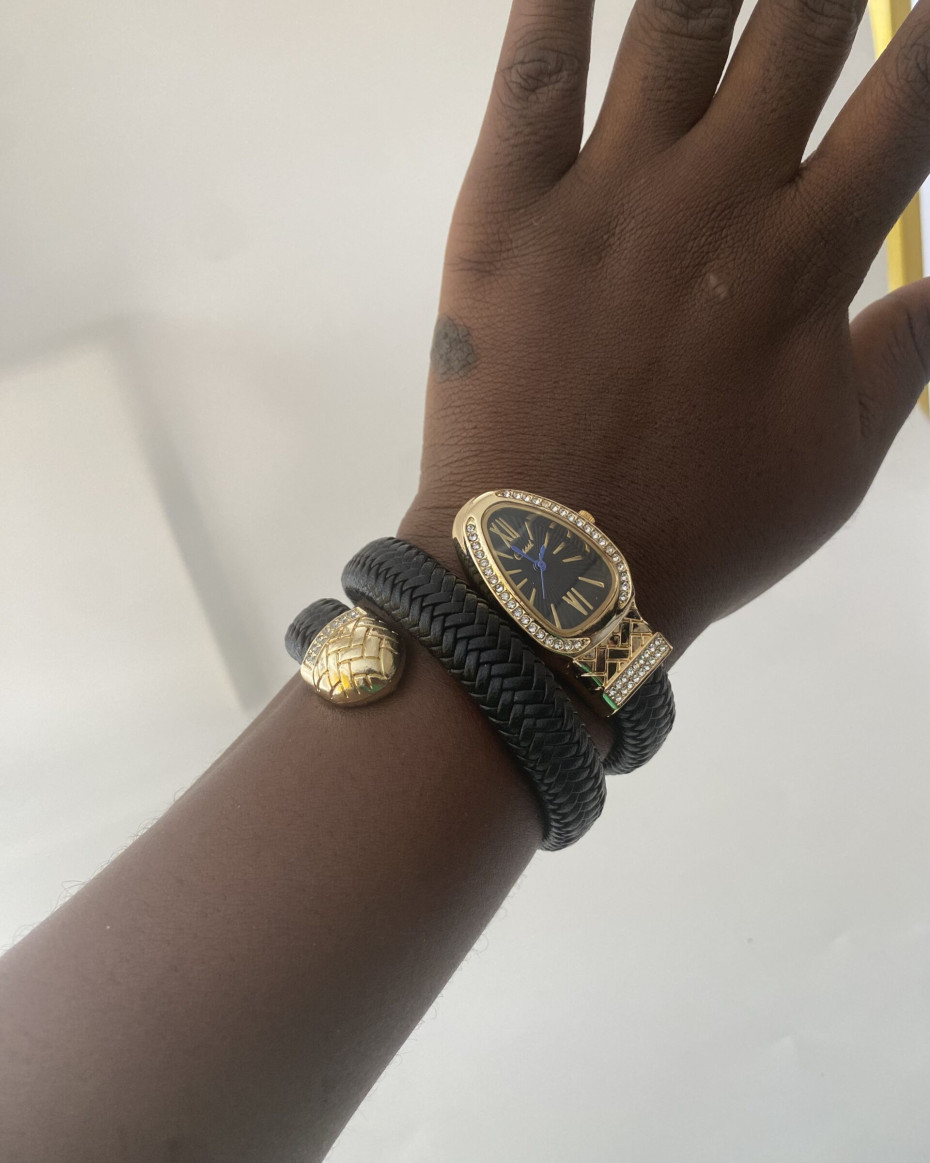 BLACK WRAP WATCH